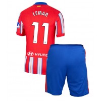 Echipament fotbal Atletico Madrid Thomas Lemar #11 Tricou Acasa 2024-25 pentru copii maneca scurta (+ Pantaloni scurti)